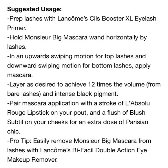 Lancôme Monsieur Big Mascara (Travel Size) - Picture 7 of 11
